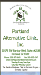 Mobile Screenshot of portlandalternativeclinic.com